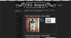 Desktop Screenshot of koamps.com